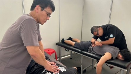 物理治療師魏暐紘　為FOCASA馬戲團張開安全防護網