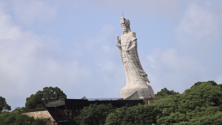 馬祖媽祖巨神像船型平台整修完畢　重新對外開放