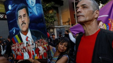 「釋放我們總統」 馬杜洛支持者示威抗議美軍逮捕