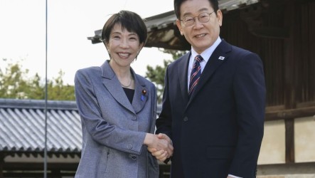 日韓領袖訪奈良法隆寺　一探全球最古老木造建築