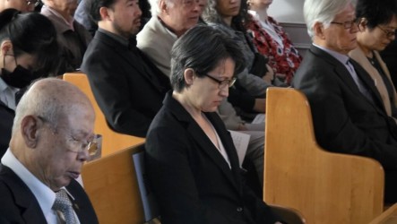 赴義光教會追思　蕭副總統：認識真相守護台灣未來