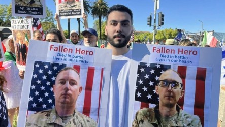 洛杉磯伊朗人集會感謝美軍　控訴伊斯蘭政權殺害人民