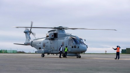 英國梅林反潛直升機抵賽普勒斯　強化中東空防