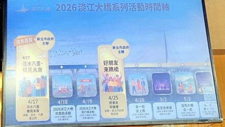 淡江大橋17日工程參訪　民政局：未報名也可上橋