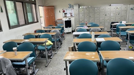 中女中外牆施工18班無冷氣教室如蒸籠 啟用水冷扇