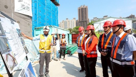 管碧玲視導海委會兩大工程　盼強化國防帶動產業