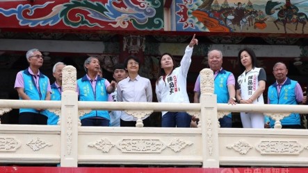古秀妃訪苗栗2廟宇　允續挹注資源守護客家信仰