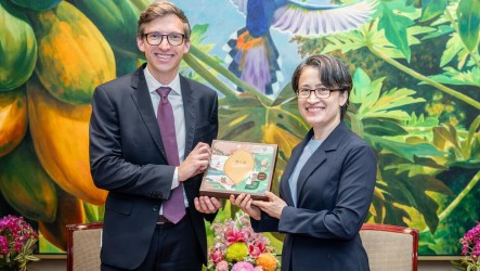 蕭副總統接見DSET訪團　盼與國際共推民主韌性建設