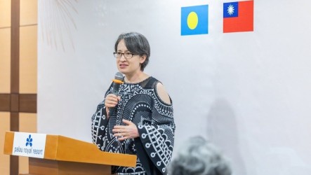 宴帛琉傳統領袖　副總統穿原民設計服飾強調南島連結