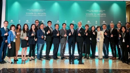 駐英代表姚金祥率團參加歐銀年會　展現台灣多元實力
