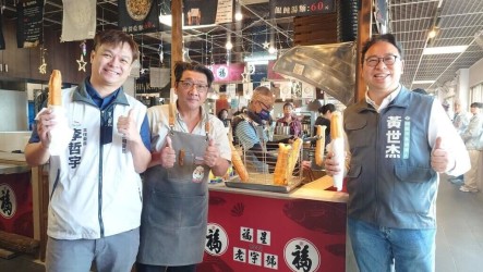 黃世杰快閃馬祖拜票　盼加強桃園連江交流合作