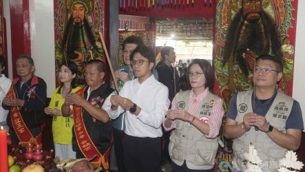 沈伯洋出席開漳聖王廟團聯誼大會　促保存當地文化