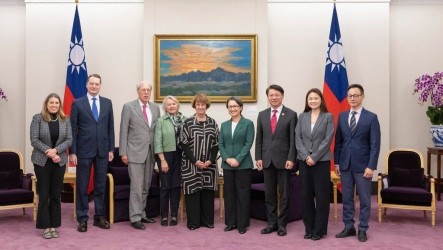 蕭副總統：面對灰色地帶脅迫　台灣民主仍持續前進